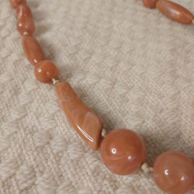 Vintage Mid Century Beaded Necklace