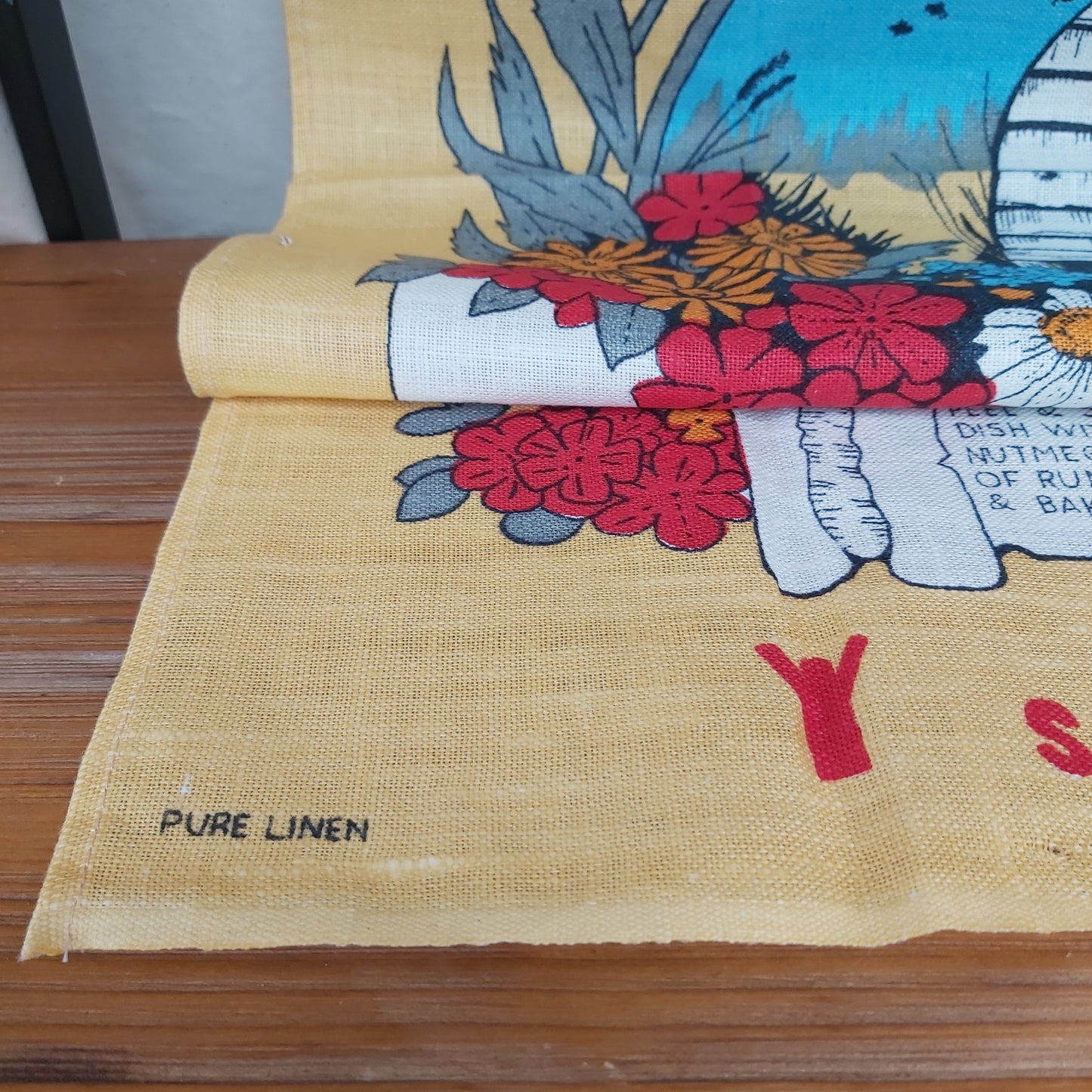 Sweet As Honey Vintage Save the Children Tea Towel