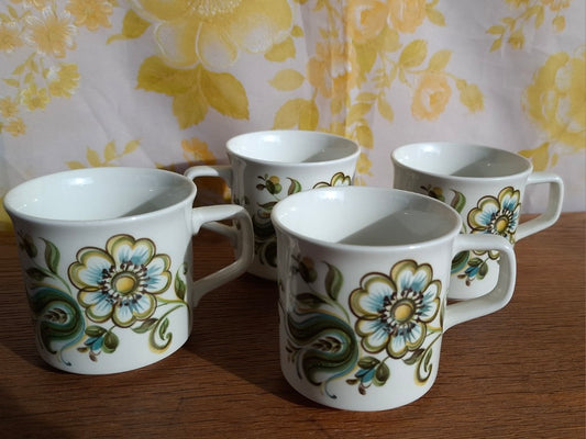 Johnson Brothers Retro Loreto Coffee Cups Set of 3