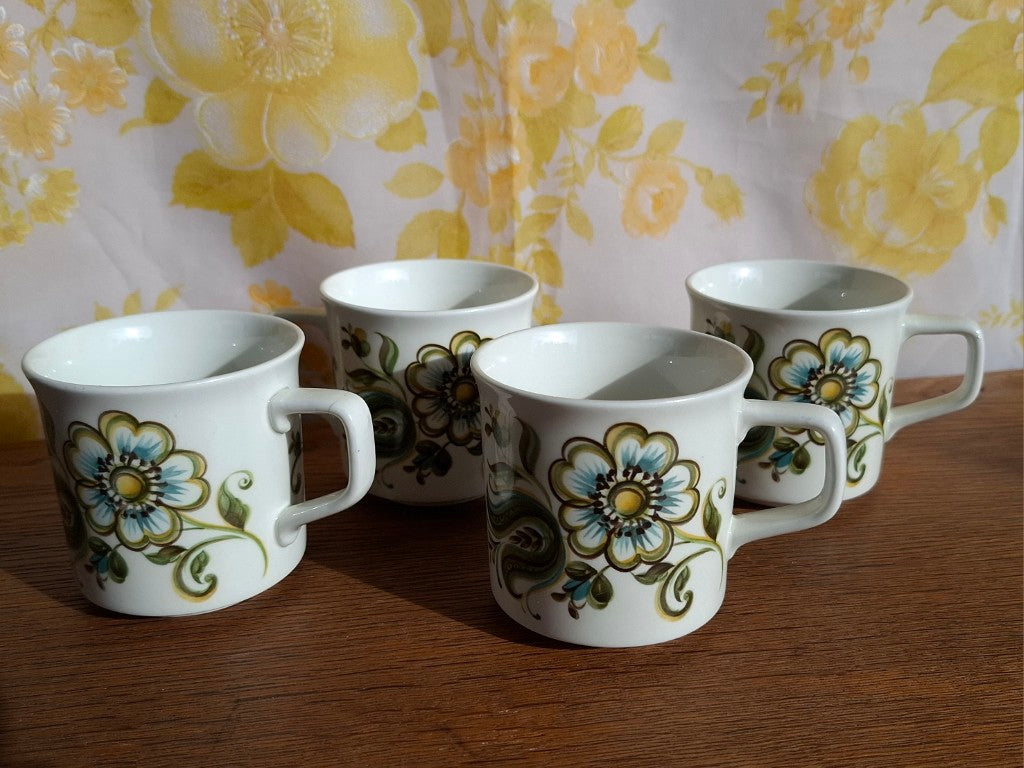 Johnson Brothers Retro Loreto Coffee Cups Set of 3