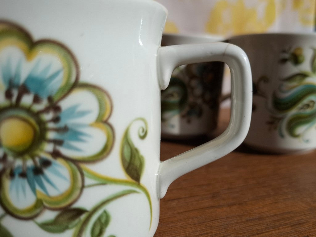 Johnson Brothers Retro Loreto Coffee Cups Set of 3