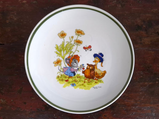 Vintage Matilda Mouse Small Wall Plate