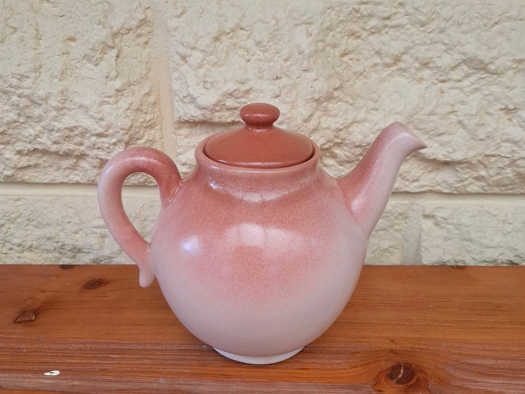 Vintage Monteco Australia Studio Pottery Pink Ombre Tea Pot