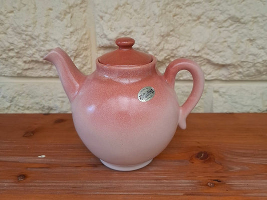 Vintage Monteco Australia Studio Pottery Pink Ombre Tea Pot