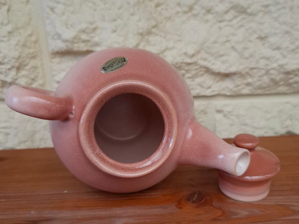 Vintage Monteco Australia Studio Pottery Pink Ombre Tea Pot