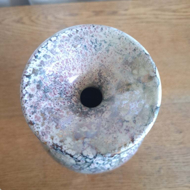 Stunning Paul Laird Signed Crystalline Glaze NZ Studio Pottery Vase 24cm | FREE SHIPPING