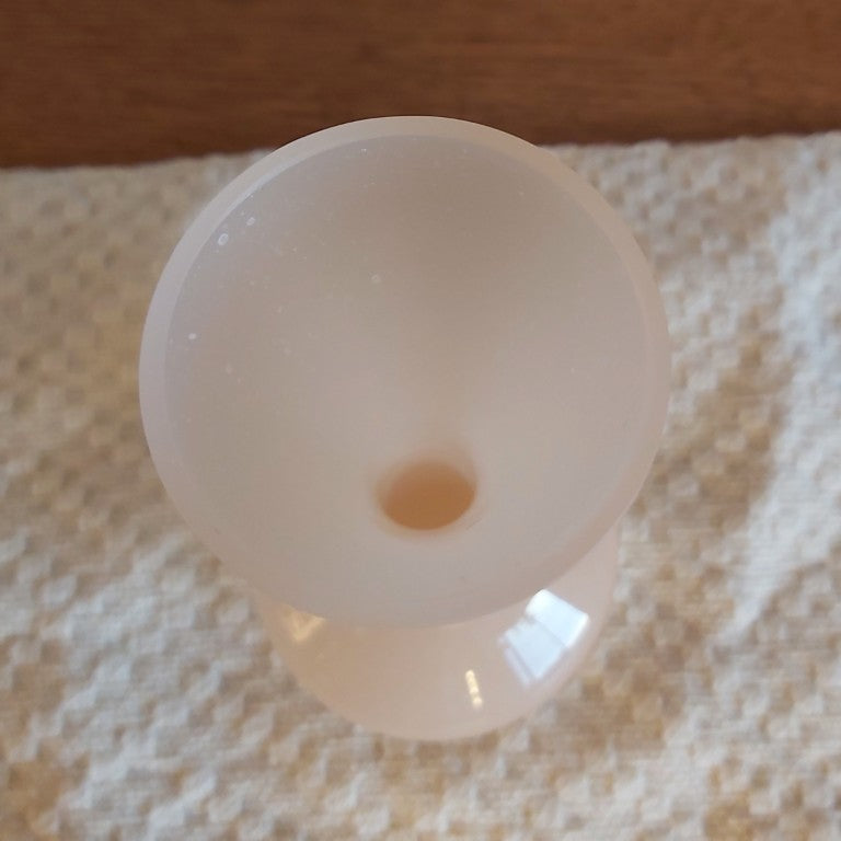 Vintage Powder Pink Opaline Glass Vase