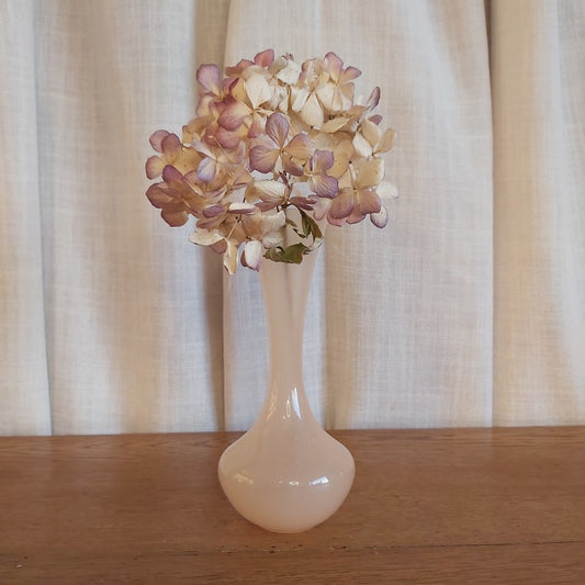 Vintage Powder Pink Opaline Glass Vase