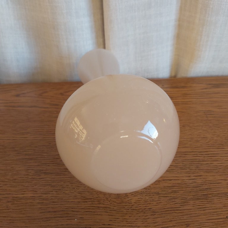Vintage Powder Pink Opaline Glass Vase