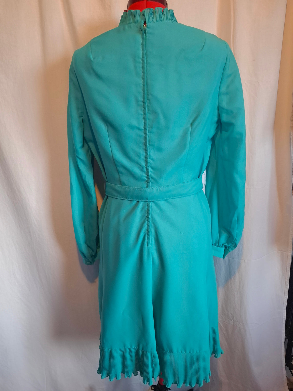Vintage Soneil Turquoise Long Sleeved Dress