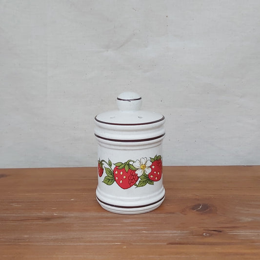Vintage Gempo Japan Strawberry Pattern Shaker