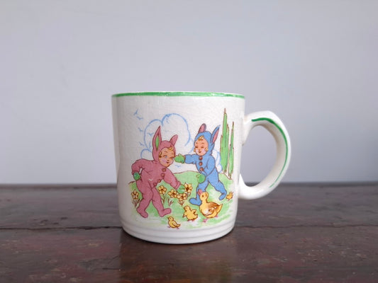 Rare Vintage Meakin Pixie Ware Mug
