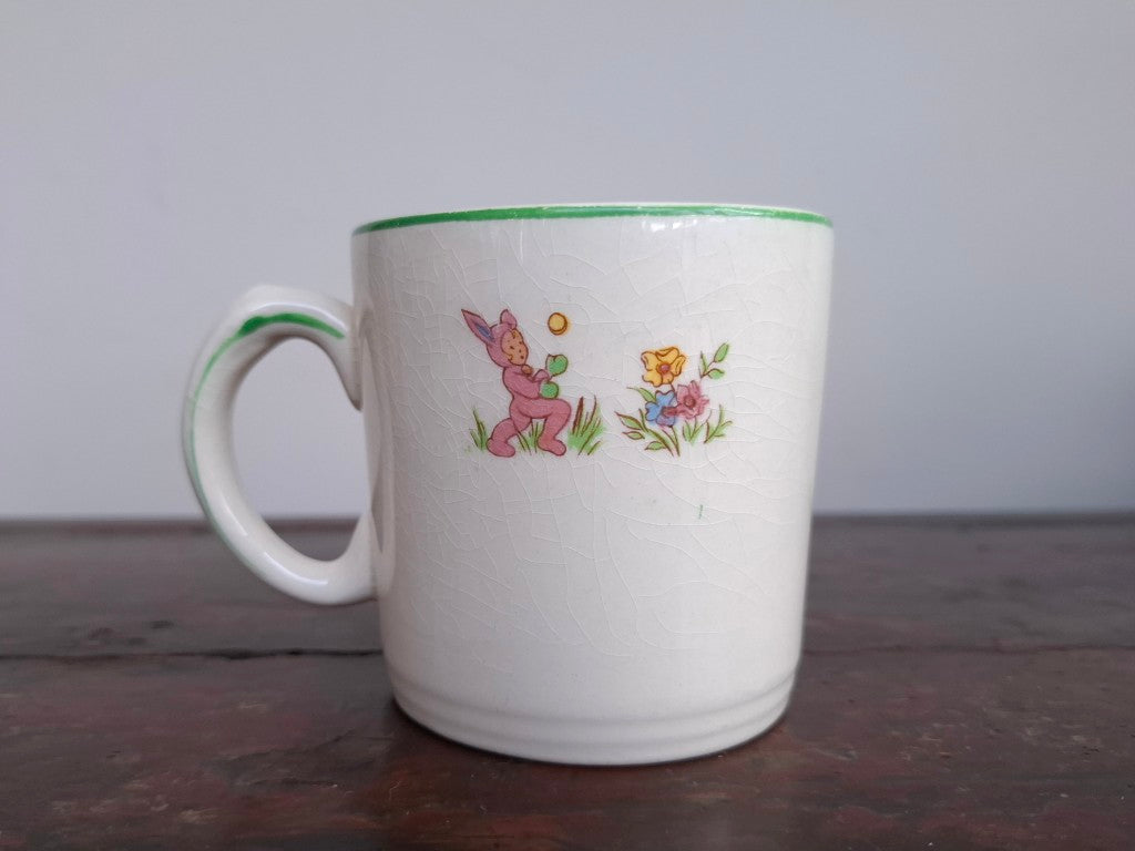 Rare Vintage Meakin Pixie Ware Mug