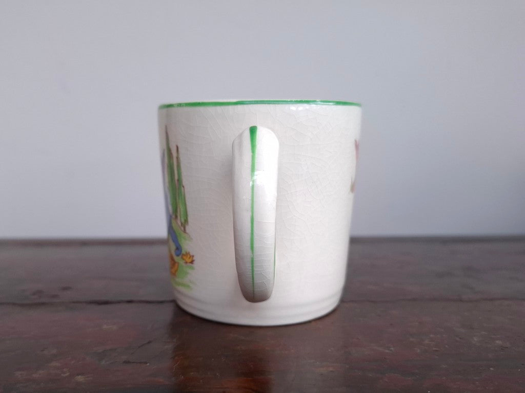Rare Vintage Meakin Pixie Ware Mug