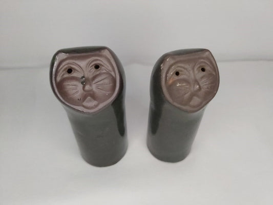 Japanese MCM Cat Salt & Pepper Shakers