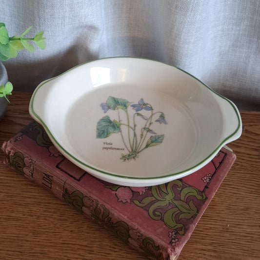 Viola Papilionacea English Porcelain Dish