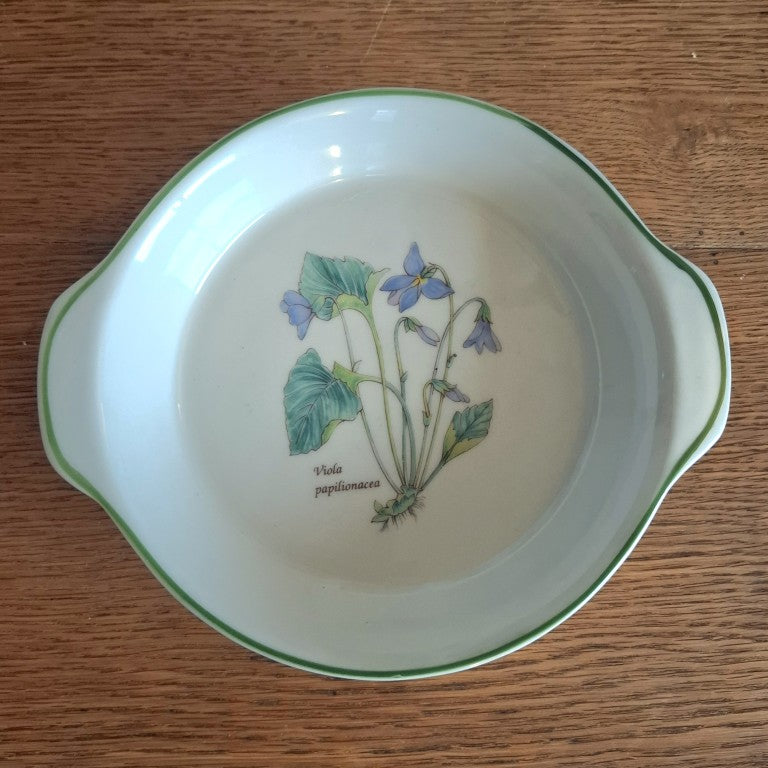 Viola Papilionacea English Porcelain Dish