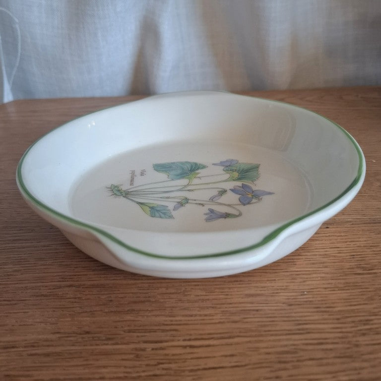 Viola Papilionacea English Porcelain Dish