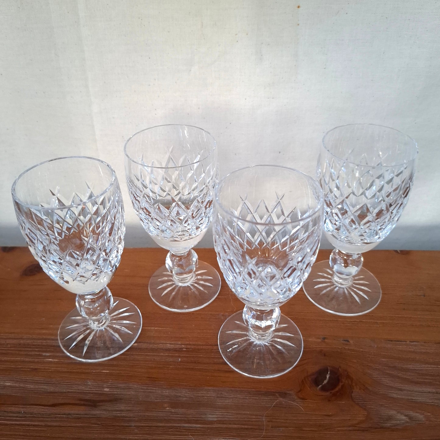 Waterford Boyne Crystal Sherry or Port Glasses - Set of 4