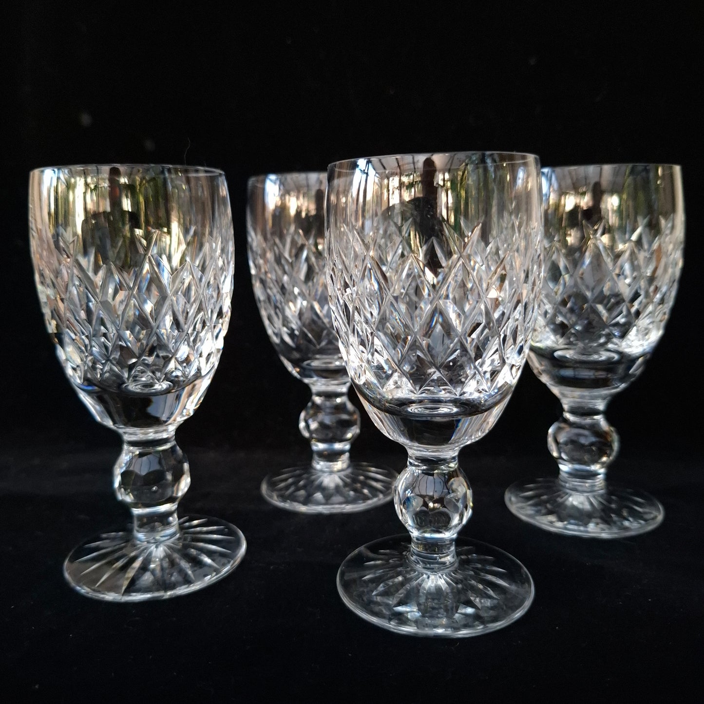 Waterford Boyne Crystal Sherry or Port Glasses - Set of 4