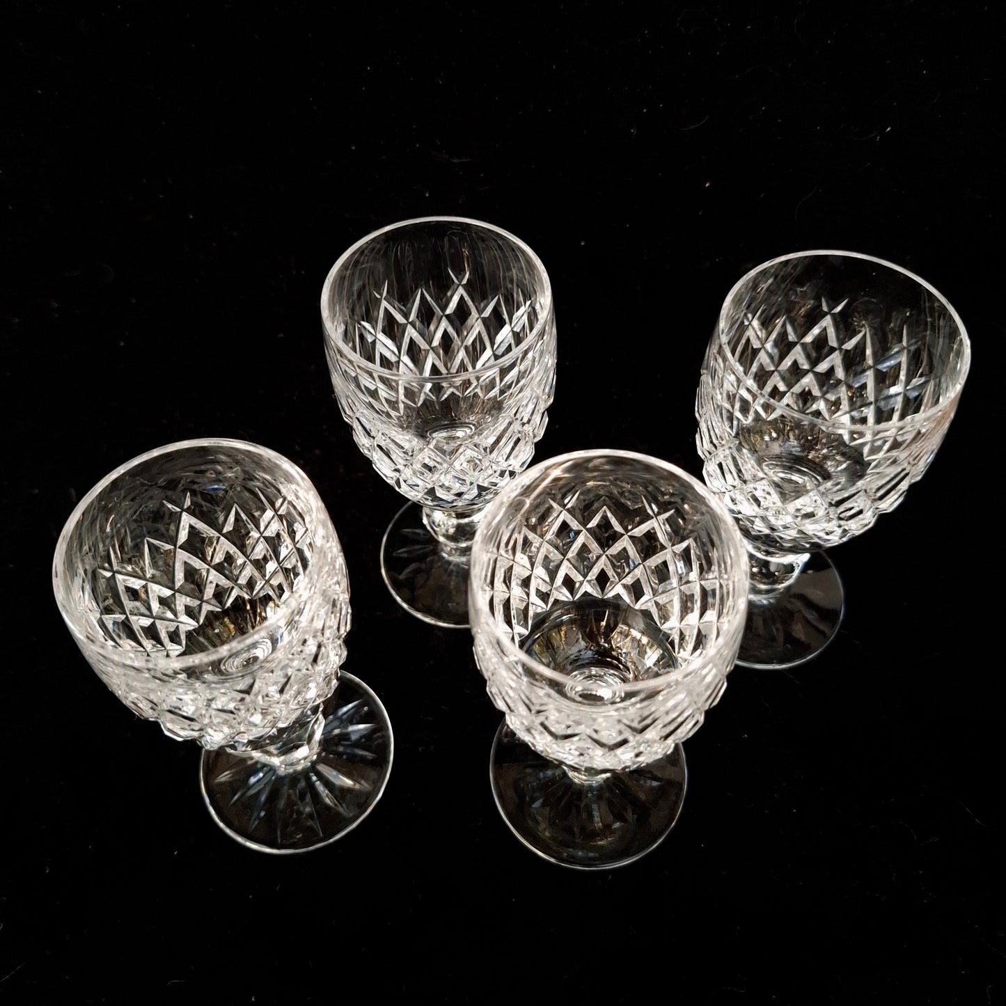 Waterford Boyne Crystal Sherry or Port Glasses - Set of 4