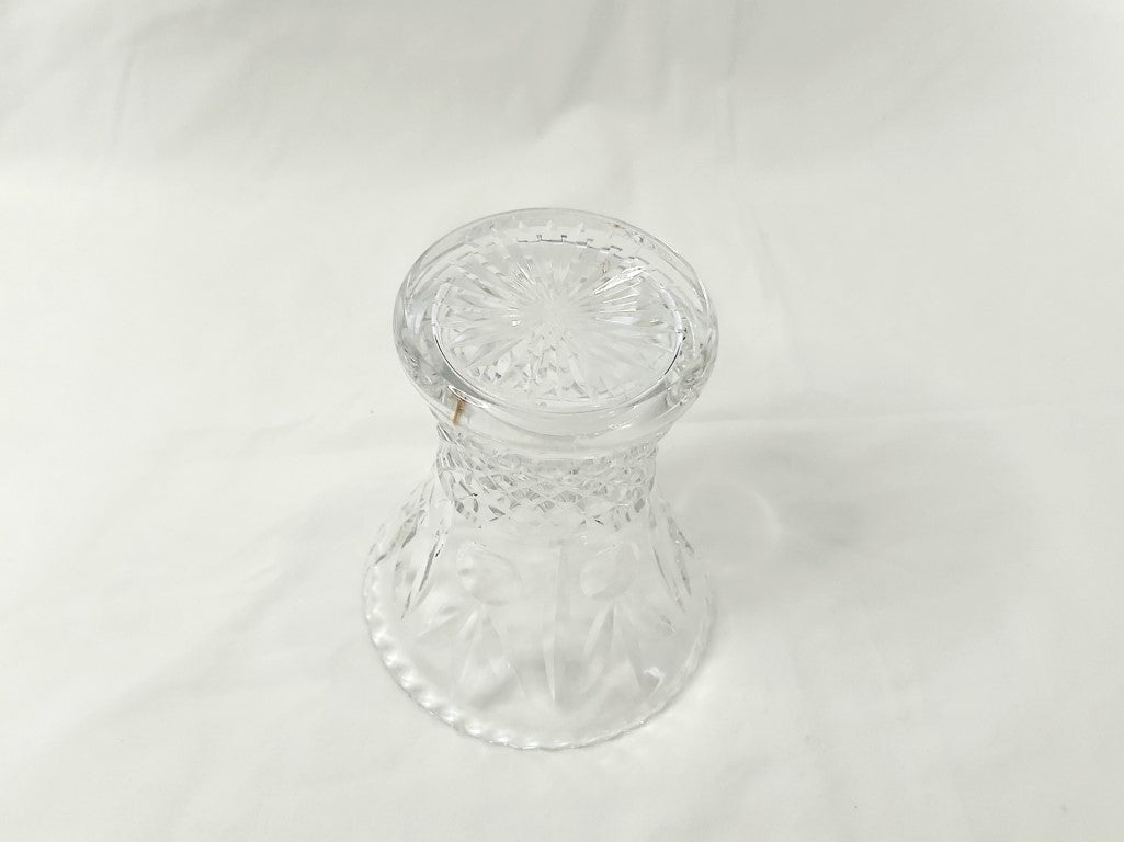 Webb Corbett Small Crystal Posy Vase