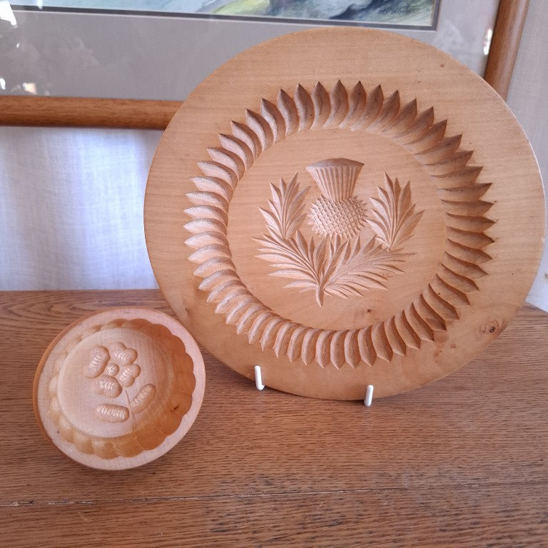 Floral Wood Butter Mold