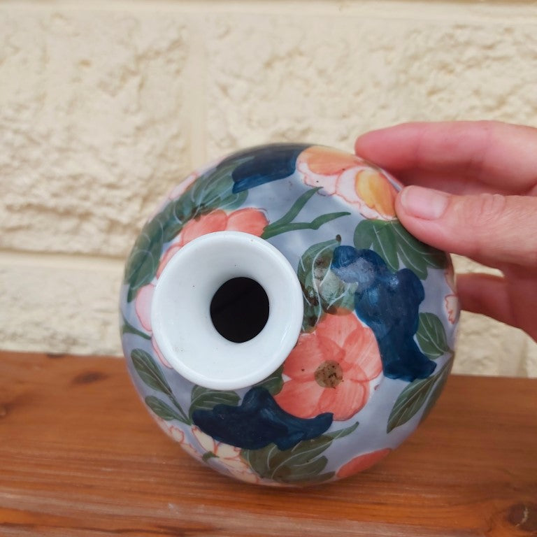Handpainted Dogwood Flower Vase