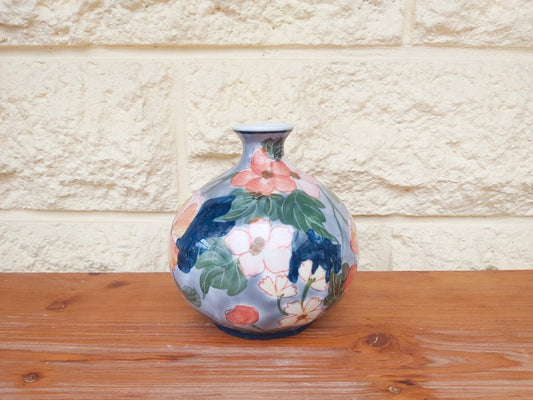 Handpainted Dogwood Flower Vase