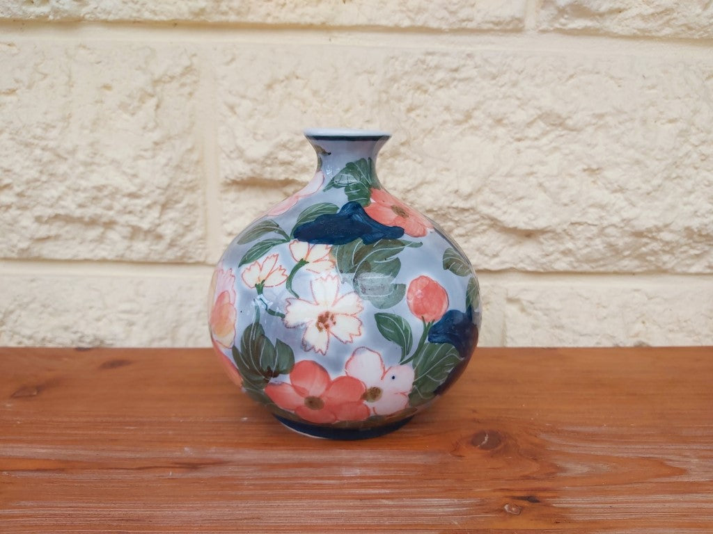 Handpainted Dogwood Flower Vase