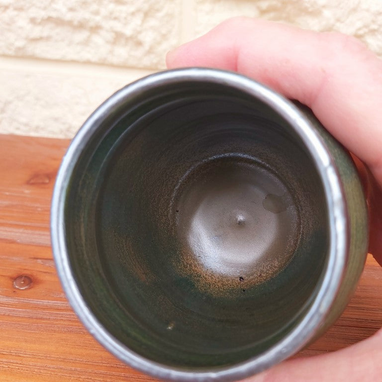 Green Palladium Glazed Jar