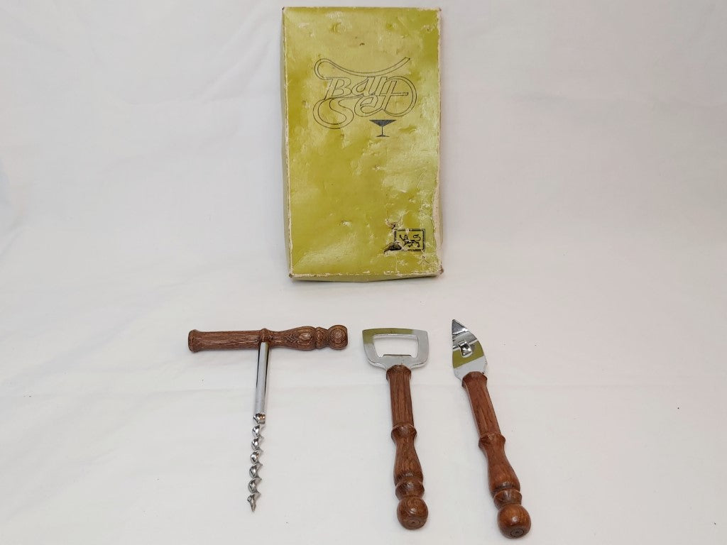 Retro Bar Set In Original Box