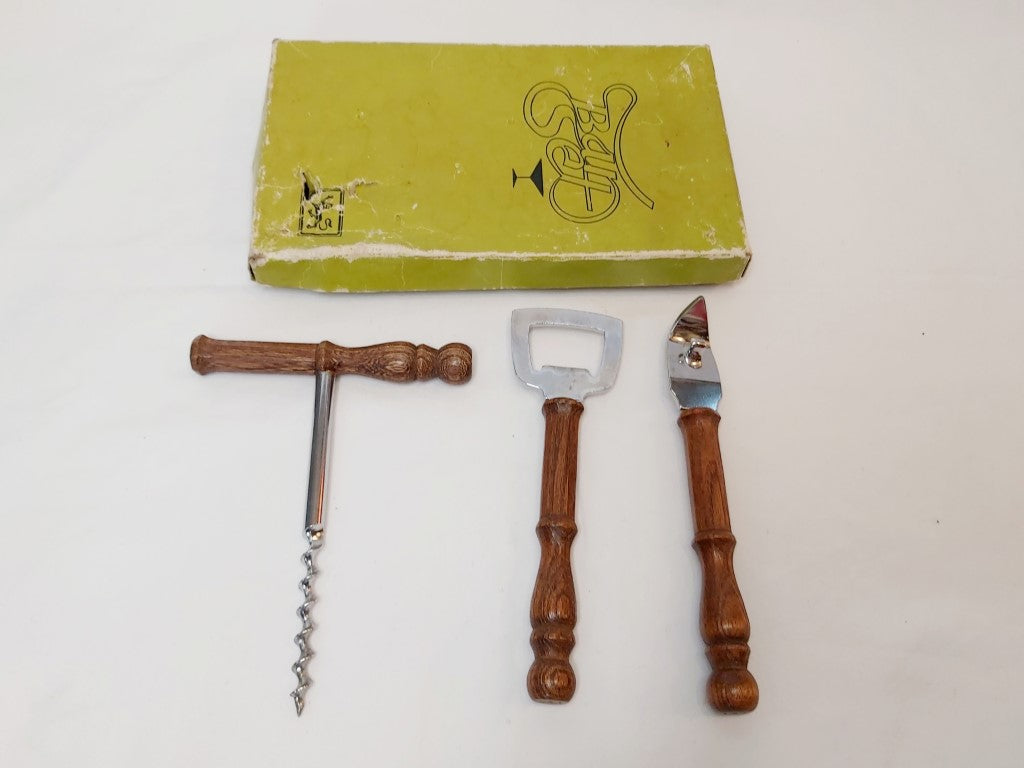 Retro Bar Set In Original Box