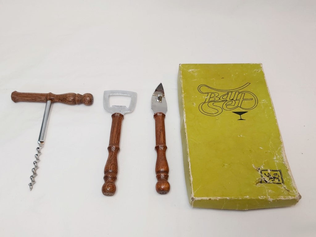 Retro Bar Set In Original Box