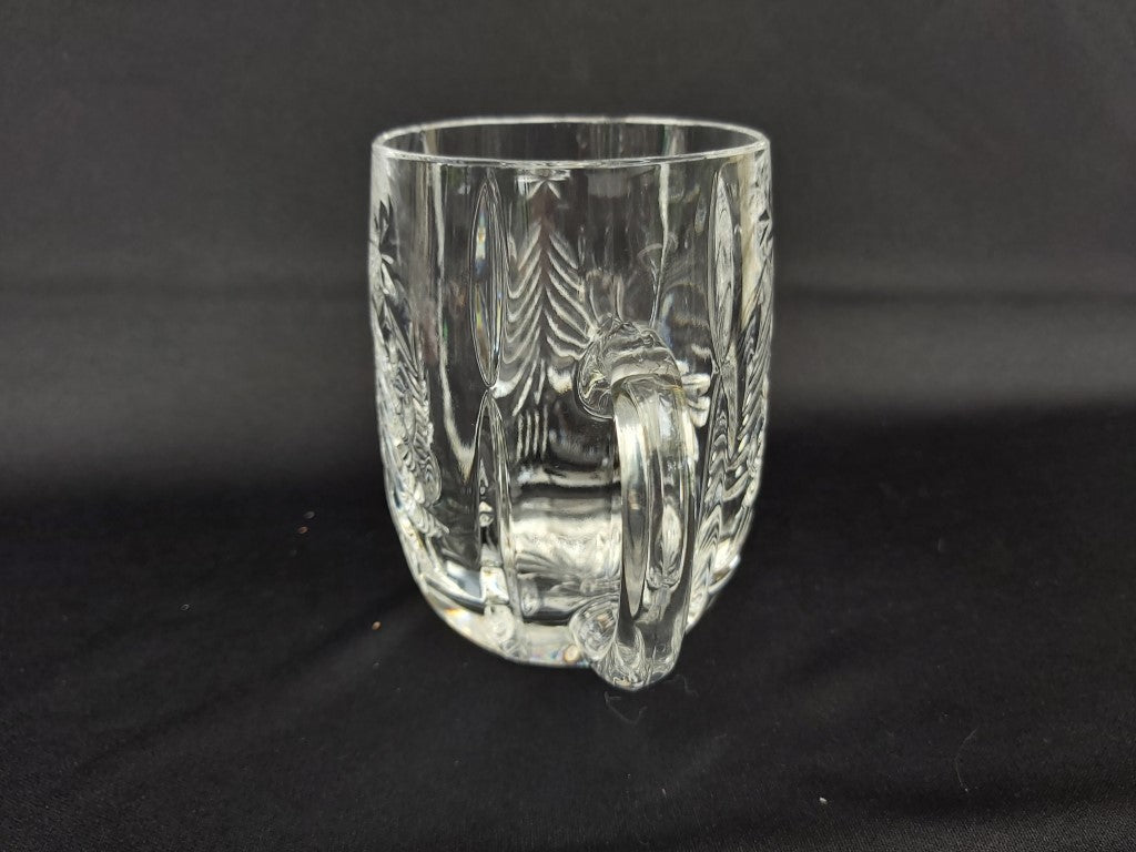 Mikasa Crystal Christmas Mug / Tankard