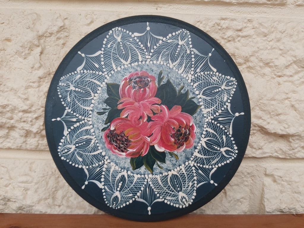 Handpainted Folk Art Trivet
