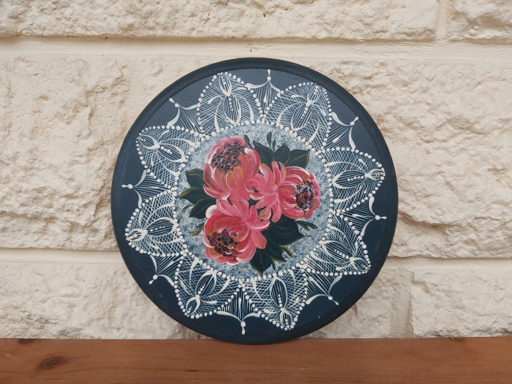 Handpainted Folk Art Trivet