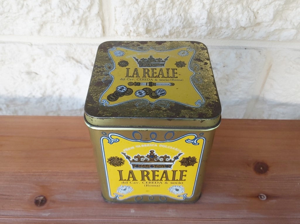 Vintage La Reale Brand Canister