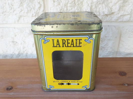 Vintage La Reale Brand Canister