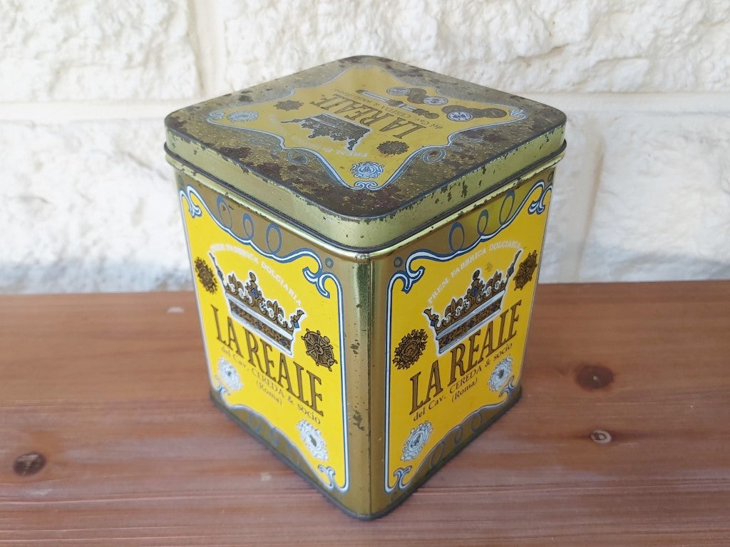 Vintage La Reale Brand Canister